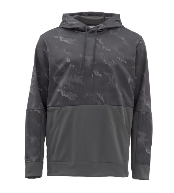 Simms Challenger Hoody Hex Camo Carbon Simms Challenger Hoody Hex Camo Carbon